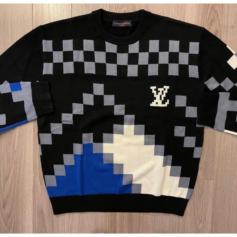Louis Vuitton Fair Isle Macro Wool Sweater unisex